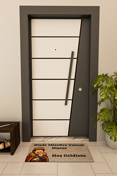 Dormot High Quality Digital Printing Brown, Prince, Cartoon Guest-Themed Doormat