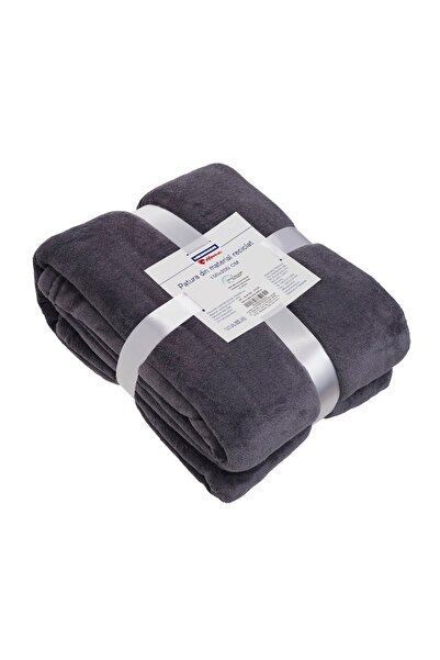 Heinner Home Blanket made from recycled material, 150x200 cm, Gray