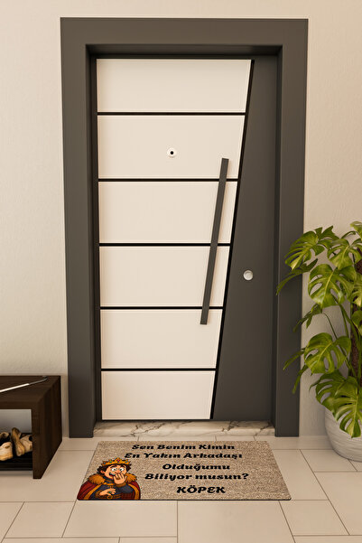 Dormot High Quality Digital Printing Brown, Prince, Cartoon Best Friend Themed Door Front Mat