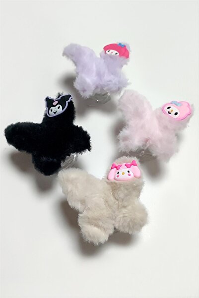 CT STONES مشبك ملون بريش الفراشة المختلط مقاس 8 سم