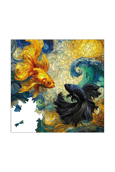 WePuzzleUp Ahşap Puzzle - Dalgaların Ruhu - 353 Parça, 29x29 cm