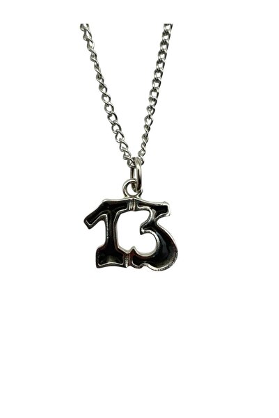 Herşey Nota قلادة ثيرفن (13) شانز للجنسين – تصميم خاص باللون الأسود