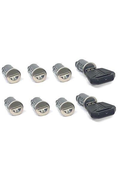 Thule Set de 8 Butuci și Chei pentru Sistemul One-Key TH450800, Compatibil cu Blocarea Portbagajelo