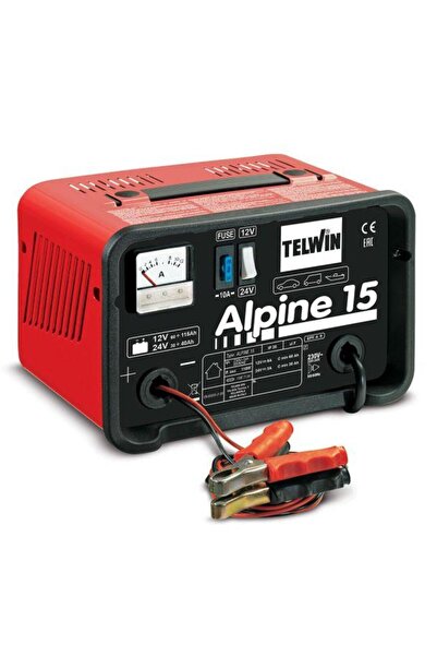 Telwin Redresor de baterii ALPINE 15, 12/24 V, 110 W, pentru baterii Pb/START/STOP cu capacitate de