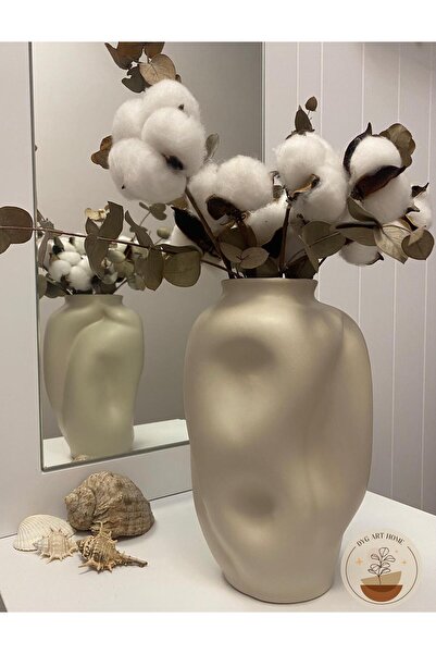 DygArtHome Seramik Asimetrik vazo (24 cm)