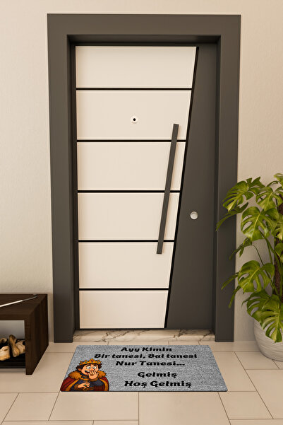 Dormot High-Quality Digital Printing Gray, Prince, Cartoon Who's Birthday Is It? Themed Door Mat