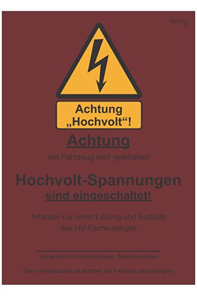 SW-Stahl Semn „Tensiune Înaltă Activă”