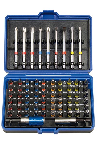 SW-Stahl Set de 71 Biți pentru Înșurubare SW04127L, Prindere Hexagonală de 1/...