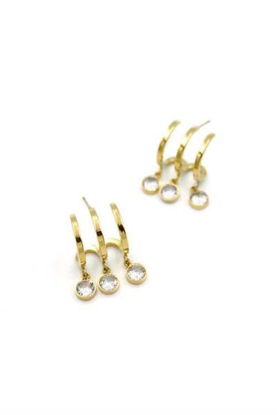 NOVAHAVEN Hoop Earrings - Gold