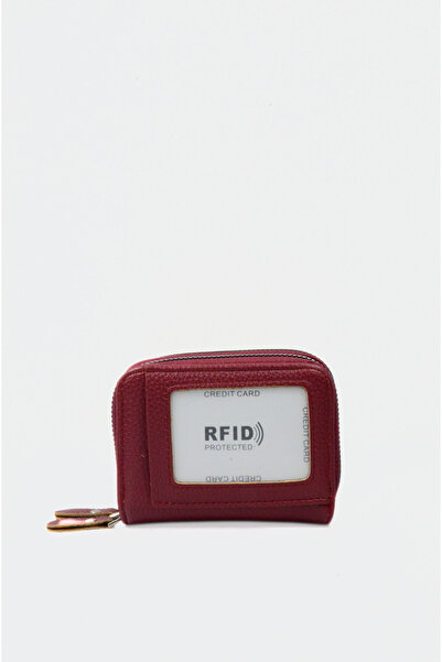 Mazel Design 4613 Multi-Slot Genuine Leather Card Holder Wallet with Rfid Protection, Zipper Closure, and Coin Compartment