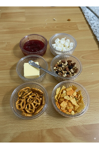 Lacasadekor Reçellik Kase Çerezlik 6 lı Kase Kırılmaz Sunum Magnolia Kasesi