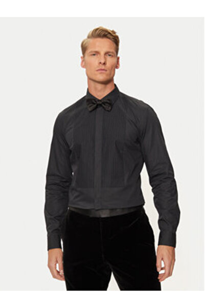 BOSS Ανδρικό Πουκάμισο 50527671 Μαύρο