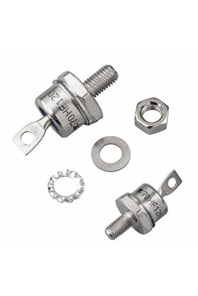 Powermaster Spiral Diyot 70HF120 70A 1200V Metal Vidalı Diyot - Katot