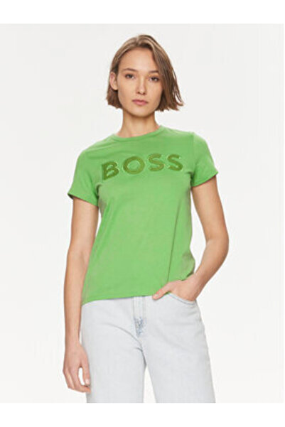 BOSS Γυναικείο T-Shirt 50514967 Πράσινο