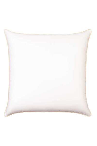 PEN-POL Standard Sleeping Pillow with Feathers, 70x70 cm, Ecru - 90% Feathers for Bedroom, 100% Cotton