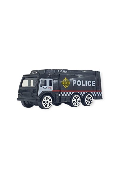 ahsun 3-Piece Construction Vehicles Road Set - Die Cast - Ds044 - Police (Lisinya)