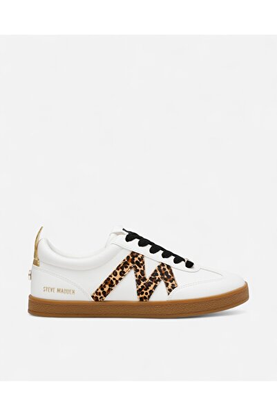 Steve Madden DEGREEE WHITE/LEO Kadın Beyaz Sneaker DEGREEE-WHITE