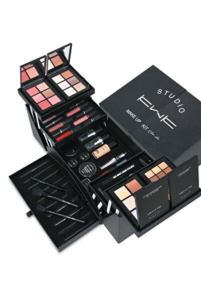 KWK مجموعة مكياج للعرائس وكهدية - كاملة في علبة واحدة، متعددة الألوان، سهلة ا...