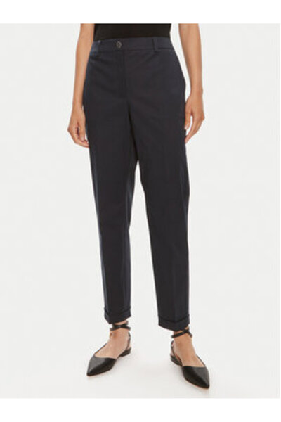 BOSS Γυναικείο Παντελόνι από Υφασμάτινο 50490057 Μπλε Σκούρο Μπλε