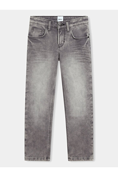 BOSS Τζιν για αγόρια J50688 S Γκρι