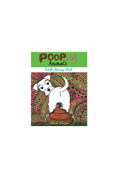 Israel Academy Of Science & Hu Pooping Animals: Adult Coloring Book