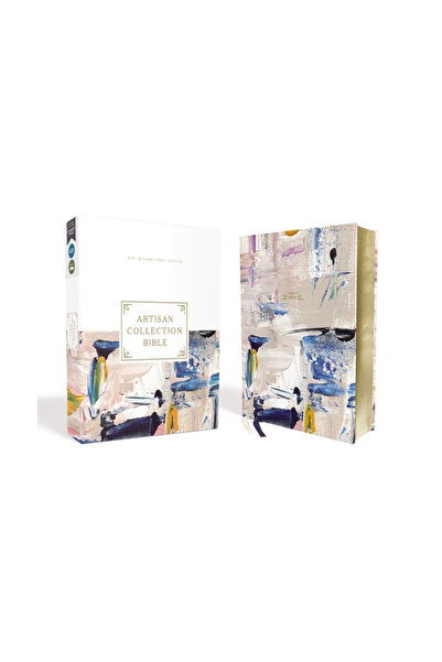Zondervan Niv, Artisan Collection Bible, Leathersoft, Multi-Color/Blue, Red L...