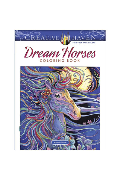 Dover Pubn Inc Creative Haven Dream Horses Coloring Book