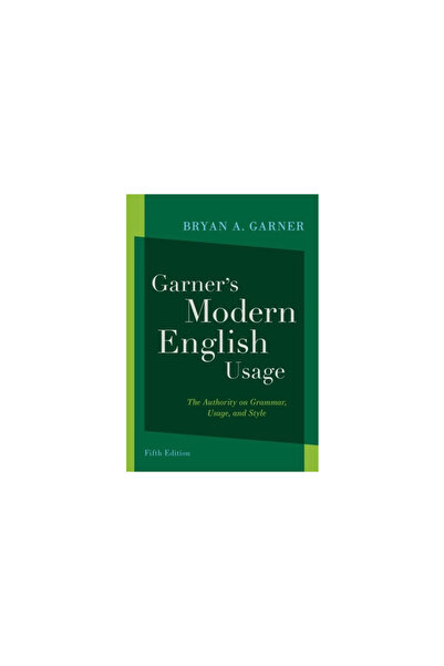 Oxford Univ Pr Garner's Modern English Usage