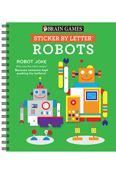 Pubn Intl Sticker Puzzles Robots