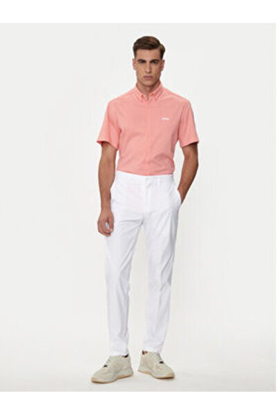 BOSS Ανδρικά παντελόνια chino 50495488 Λευκά