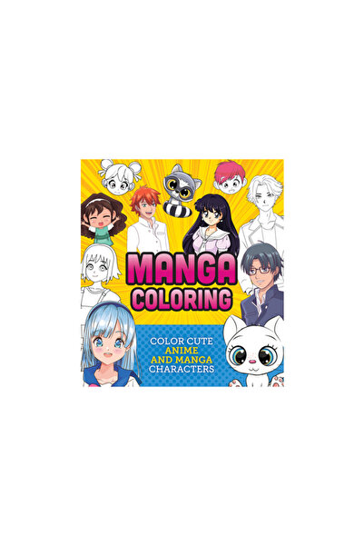 Chartwell Books Manga Coloring Book: Color Cute Anime and Manga Characters