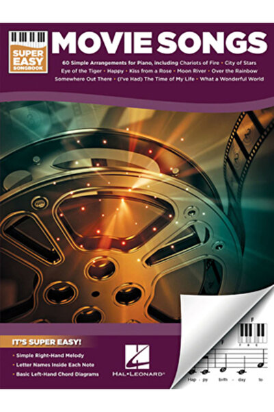 Hal Leonard Pub Co Movie Songs - Super Easy Songbook