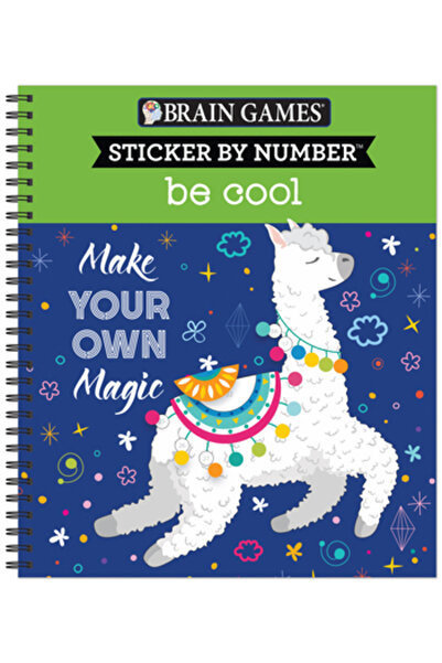 Pubn Intl Sticker by Number Be Cool