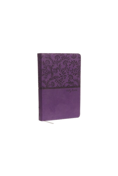 Nelsonword Pub Group NKJV, Deluxe Gift Bible, Imitation Leather, Purple, Red ...