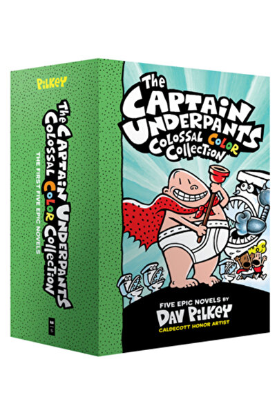 Scholastic The Captain Underpants Colossal Color Collection (Captain Underpants #1-5 Boxed Set)