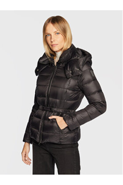 Bomboogie Γυναικείο Μπουφάν με Πούπουλα JW7633TMNA Μαύρο