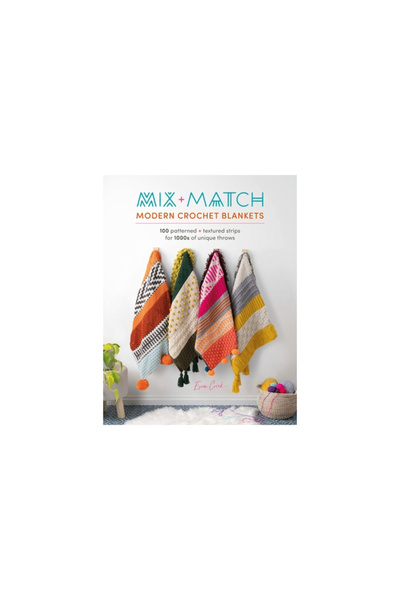 David & Charles Mix and Match Modern Crochet Blankets: 100 Patterned and Text...