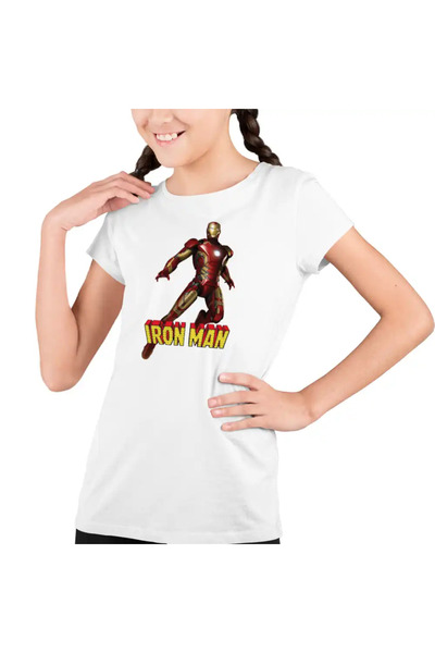 OEM Tricou Copii Fete Iron Man Marvel