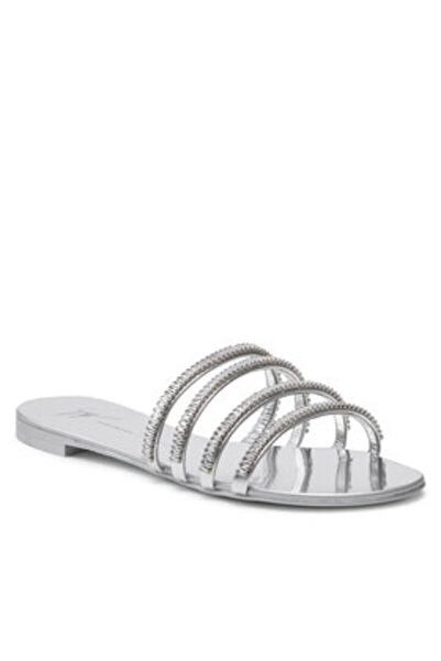 Giuseppe zanotti γυναικείες σαγιονάρες E200003 001 ασημί