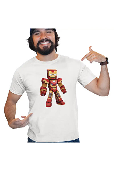 OEM Tricou Barbati Iron Man Roblox