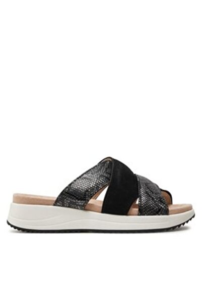 Caprice γυναικείες σαγιονάρες 9-27203-42 μαύρες