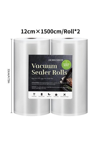 Choice6 12-1500 سم-2 قطعة SaengQ Kitchen Food Vacuum Sealing Bag Sous Vide Storage Bags للتغليف المفرغ من الهواء 12/