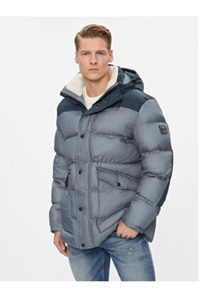 BOSS Ανδρικό Χειμερινό Μπουφάν 50498224 Μπλε