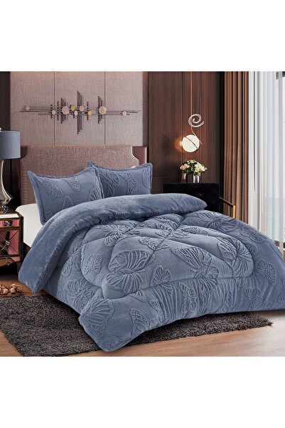 CHIRASO Cocolino CHIRASO PILLOW, Embossed Butterfly Pattern, 3.5 kg, Double Bed 200x230cm and 2 Pillow Cases 50x70