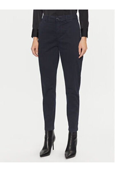 BOSS Γυναικείο Παντελόνι από Υφασμάτινο 50508675 Μπλε Σκούρο Μπλε