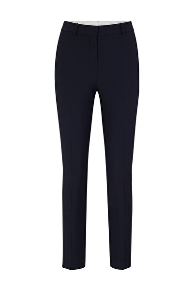 BOSS Γυναικείο υφασμάτινο παντελόνι μπλε HUGO BOSS-50490051 TILUNAH 10249090 ...