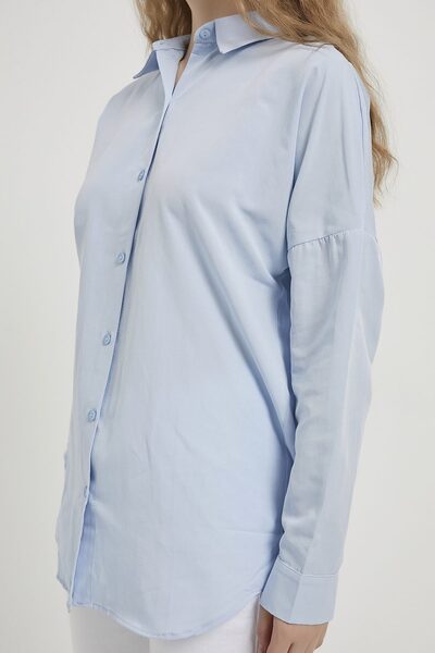 Arma Life ARMALİFE 2130 CĂMĂȘĂ OVERSIZE LUNGĂ DE BAZĂ PENTRU FEMEI