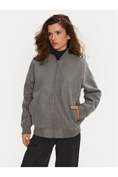 Brave Soul Γυναικείο Μπουφάν Bomber LJK-WRENLEY Γκρι