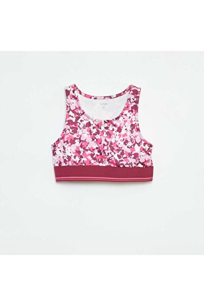 KIABI Stretch fabric sports bra PINK