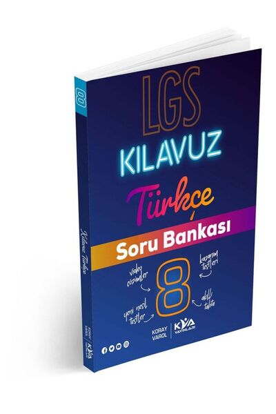 Koray Varol Yayınları 8. SINIF KILAVUZ SERİSİ TÜRKÇE SORU BANKASI
